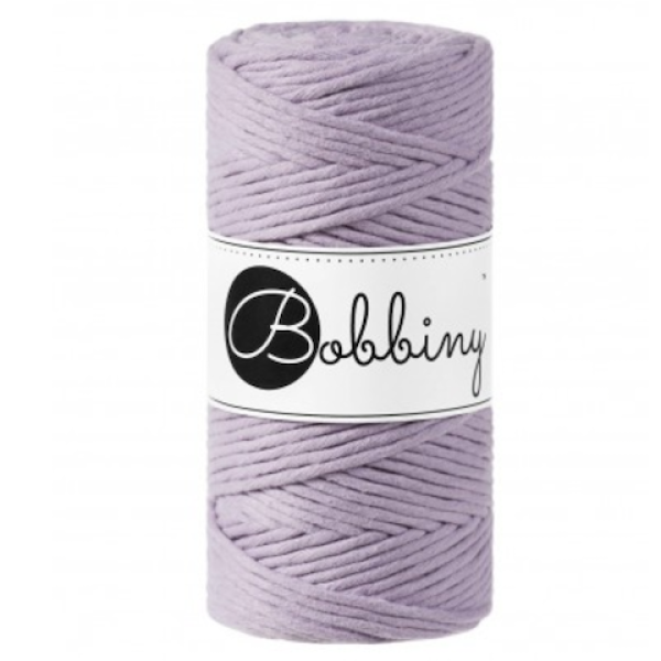 Bobbiny Makramee Kordel einfach 3 mm - Lavender